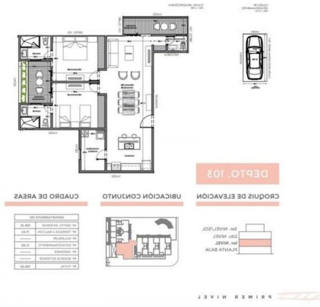 Apartamento T2 em Tulum, Mexico N.º 183860