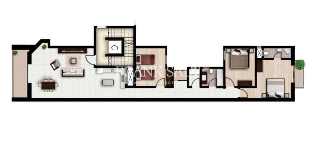 Apartamento T3 em Marsalforn, Malta N.º 1016
