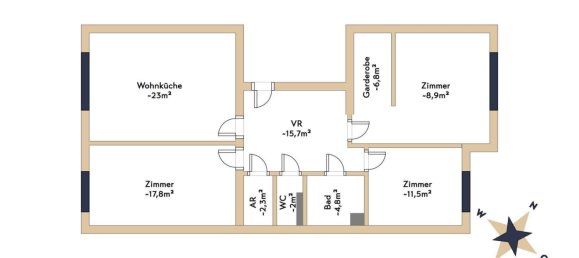 4-Zimmer Wohnung in Ottakring, Austria, Nr. 1272 8