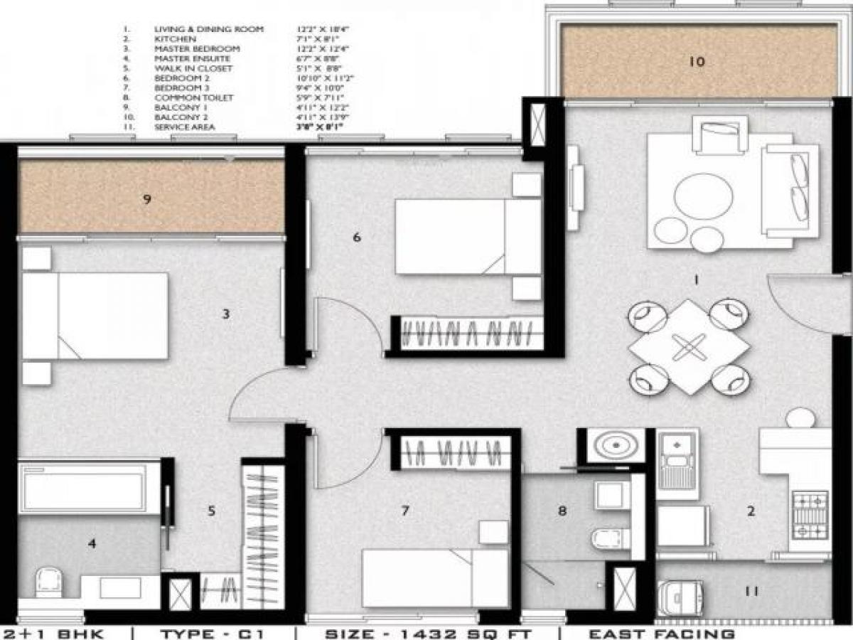 3 bedrooms House in Hyderabad, India No. 10141