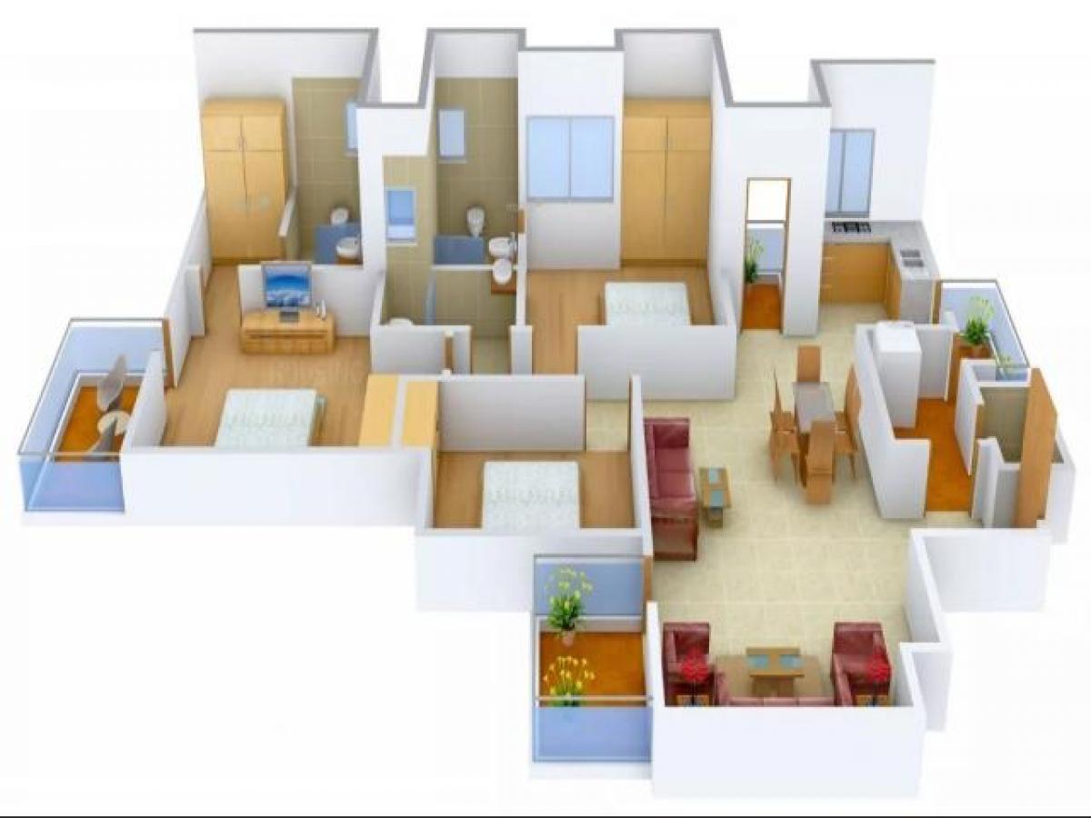 3 bedrooms House in Gurgaon, India No. 48939