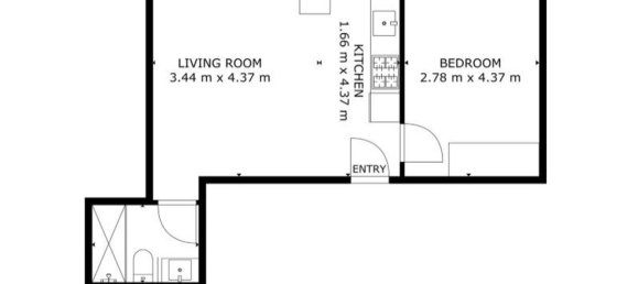 Apartamento T1 em Lisbon, Portugal N.º 110937 12