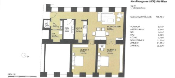 Квартира с 3 комнатами в Виден, Австрия № 174559 21