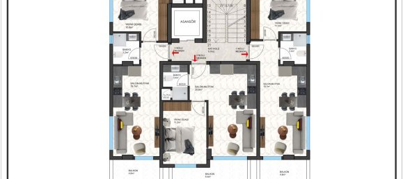 2 rooms Apartment in Demirtas, Turkey No. 11027 13