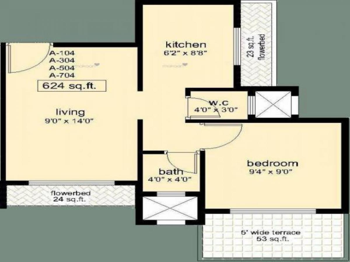 Studio in Mumbai, India No. 59010