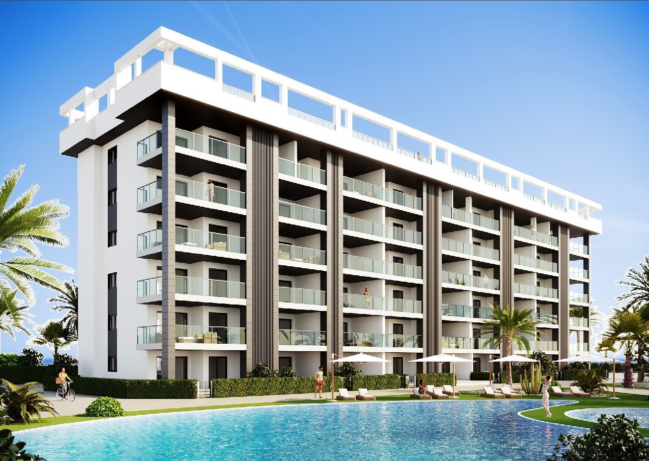 Apartamento T2 em La Mata, Spain N.º 365169