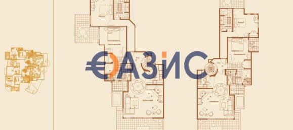 3 غرف نوم شقة في Obzor, Bulgaria رقم 893 4