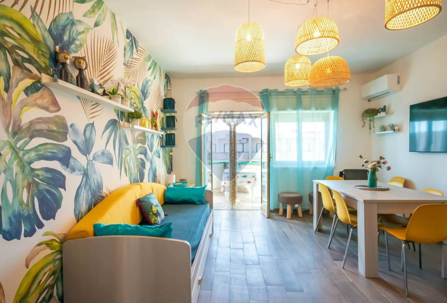 Квартира с 1 спальней в Роккалумера, Италия № 66465