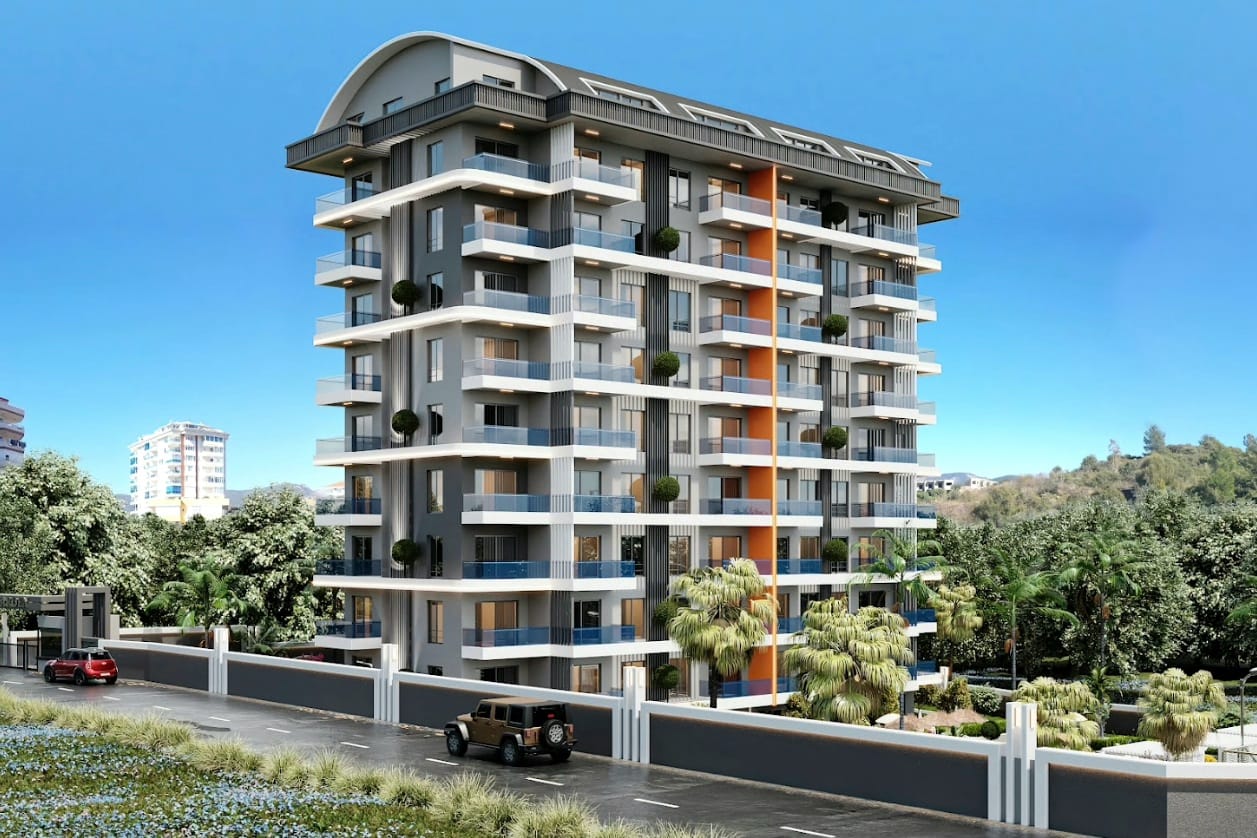 Penthouse 1+1 in Tosmur, Turkey, Nr. 12784