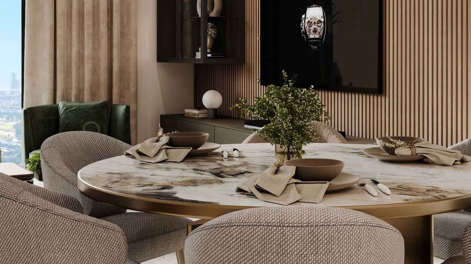 Apartamento T1 em Franck Muller Vanguard, Dubai Marina, UAE N.º 64200