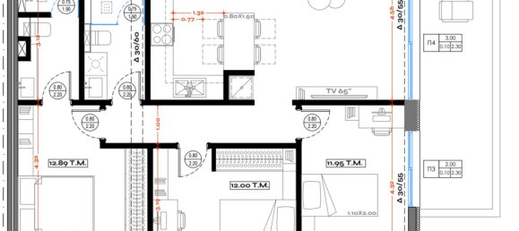 3 chambres appartement à vendre à Thessaloniki, Central Macedonia, Macedonia and Thrace, Greece № 93529 7