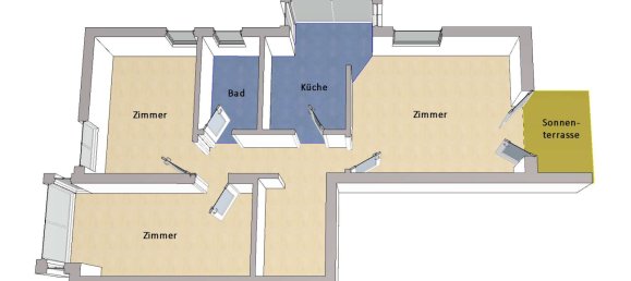 3 rooms Apartment in Teltow-Flaming, Germany No. 323263 6