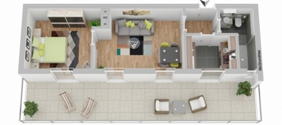 Apartamento de 1 dormitorio en Rems-Murr-Kreis, Germany No. 327815 9