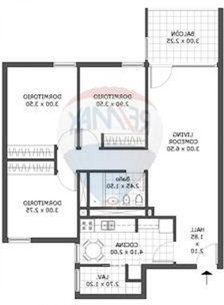 3 bedrooms Apartment in Tres de Febrero, Argentina No. 5286