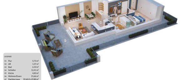 2غرفة بانتهاوس في Ingolstadt, Germany رقم 359233 22