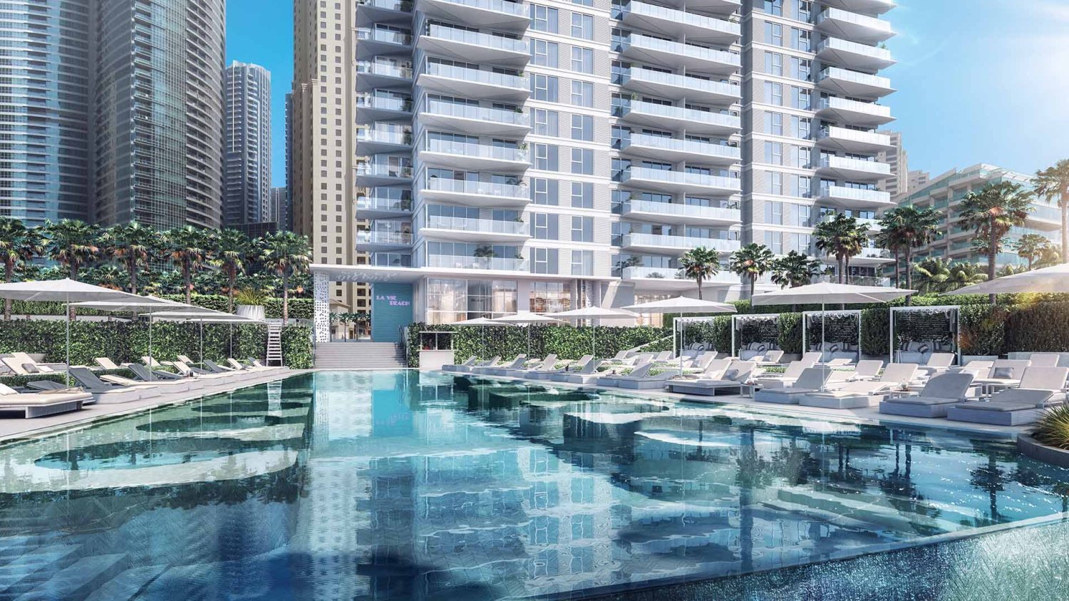 2 Schlafzimmer Wohnung in LA VIE, Jumeirah Beach Residence, UAE, Nr. 58169