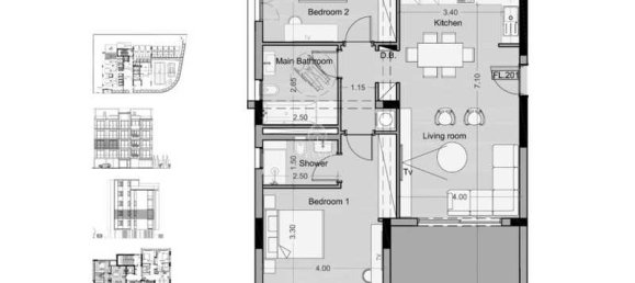 2 bedrooms Apartment in Germasogeia, Cyprus No. 19587 2