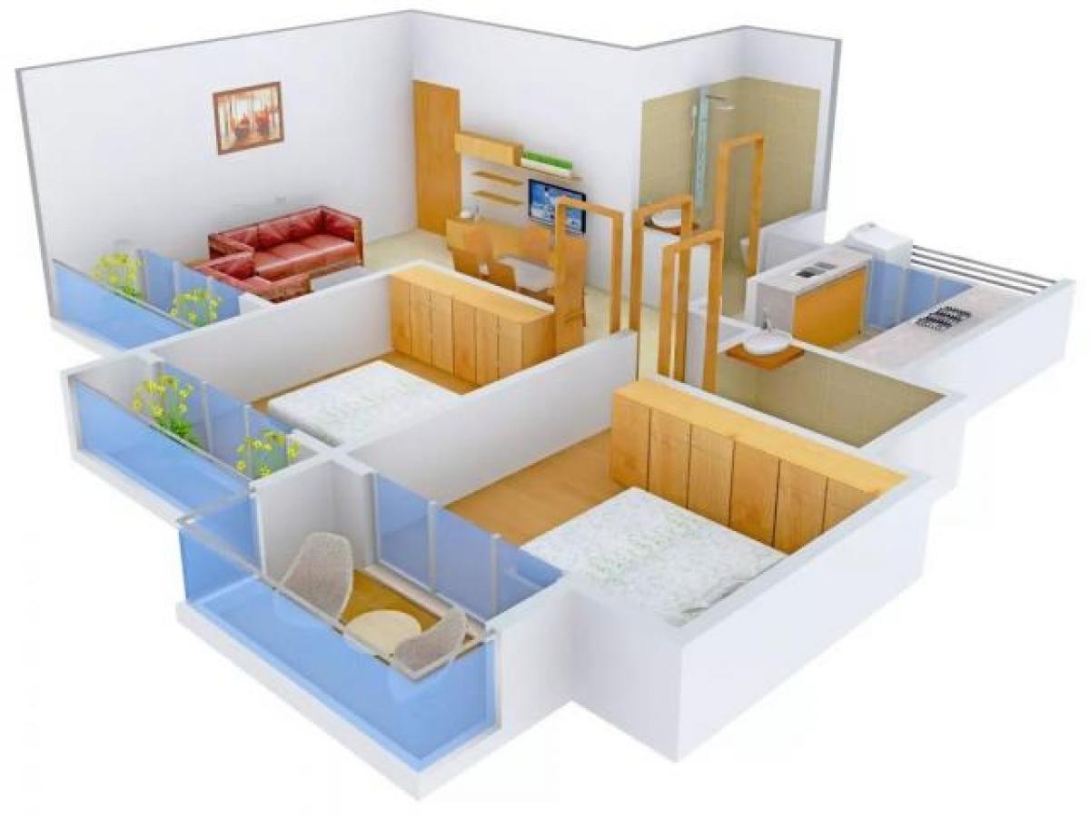 2 bedrooms House in Mumbai, India No. 58159