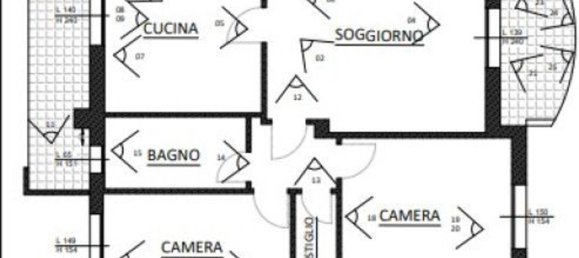 Квартира с 3 спальнями в Кампи Бизенцио, Италия № 343904 11