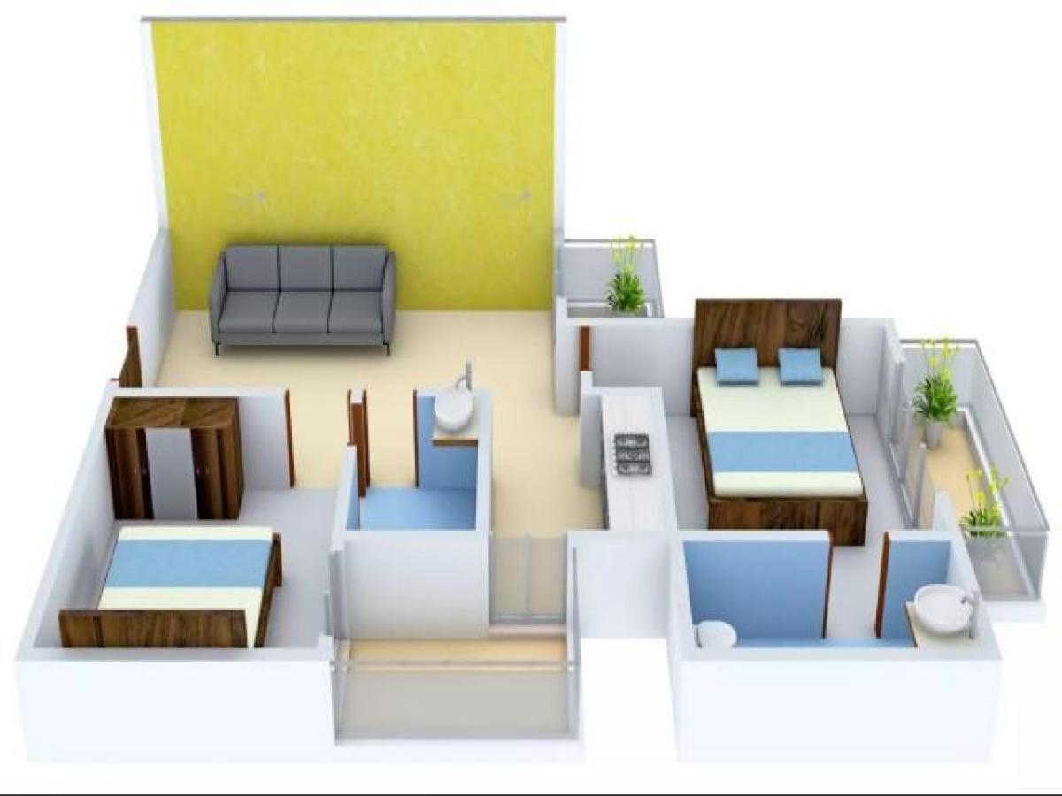 2 bedrooms House in Noida, India No. 68041