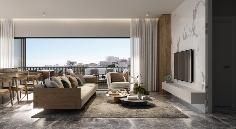 3 غرف نوم شقة في Mesa Geitonia, Cyprus رقم 92386