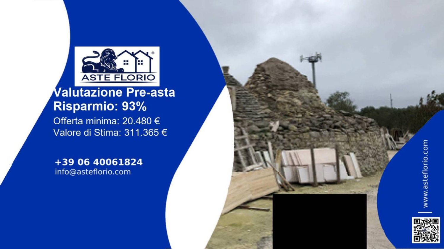 1-Zimmer Gewerbliche Immobilie in Ceglie Messapica, Italy, Nr. 307511