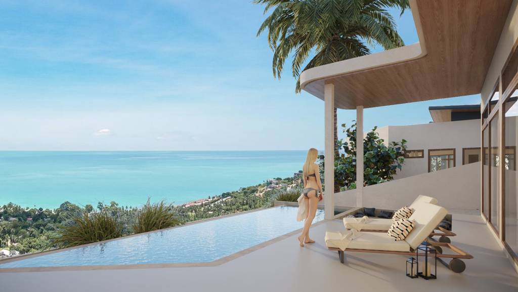 Villa de 3 dormitorios en Ko Samui, Thailand No. 58451