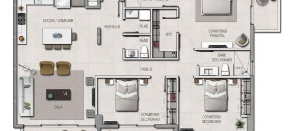 3 dormitorios condominium en venta en Santa Ana, San José, Costa Rica № 365 2