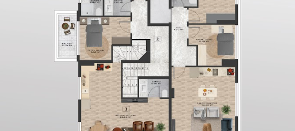 Apartment 1+1 in Kargicak, Turkey No. 32811 2