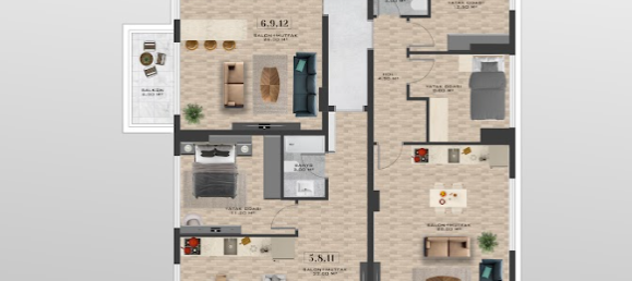 Apartment 1+1 in Kargicak, Turkey No. 32811 4