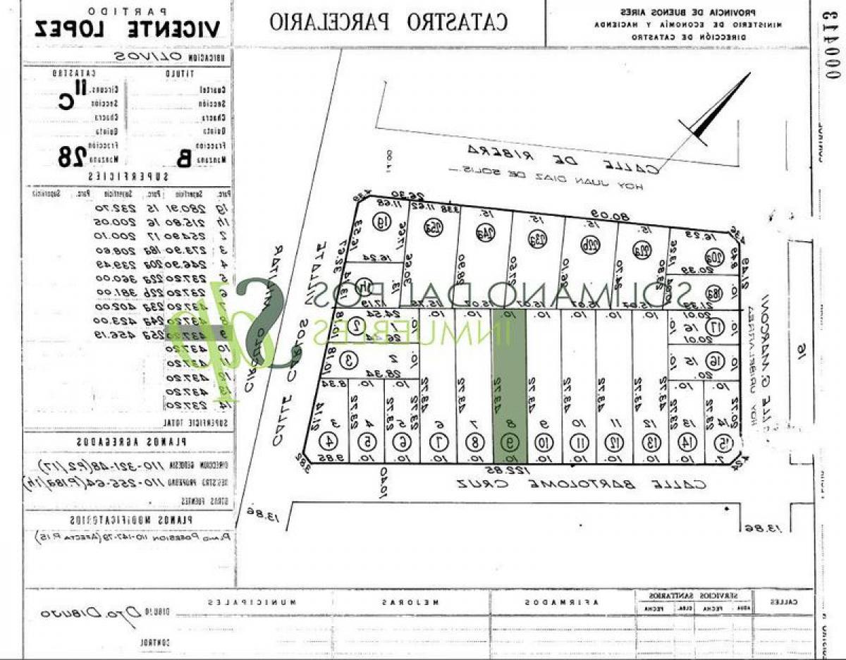 Grundstück in Vicente Lopez, Argentina, Nr. 43107