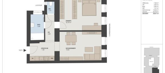 2 rooms Apartment in Josefstadt, Austria No. 214219 4