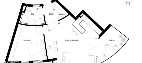 Apartamento T1 em Offenbach am Main, Germany N.º 306562 9