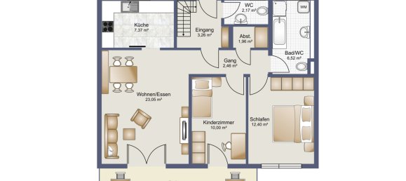 Дуплекс с 5 комнатами в Фельдкирх, Австрия № 148346 27