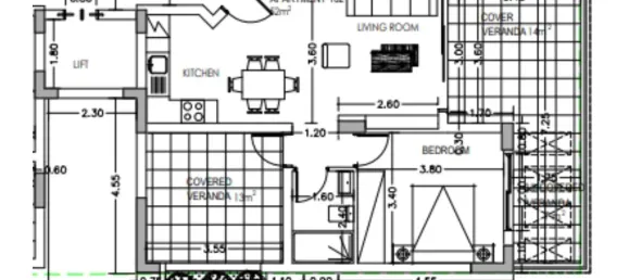Apartamento de 1 dormitorio en Limassol, Cyprus No. 4408 5