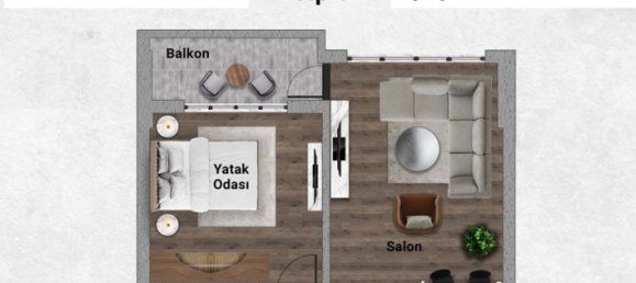 Квартира 1+1 в Venara Güneşli, Багджылар, Турция № 40545 10