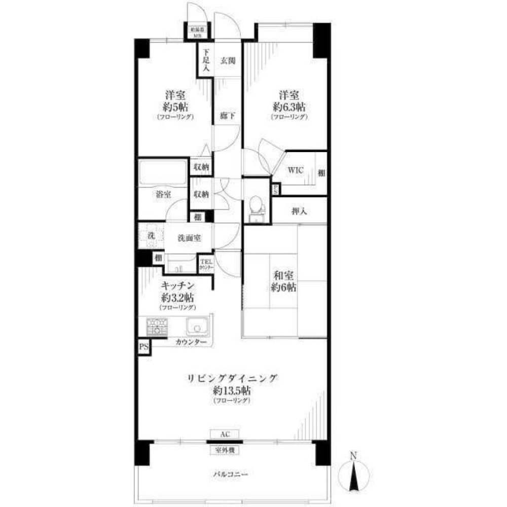 3 bedrooms Apartment in Saitama, Japan No. 1874