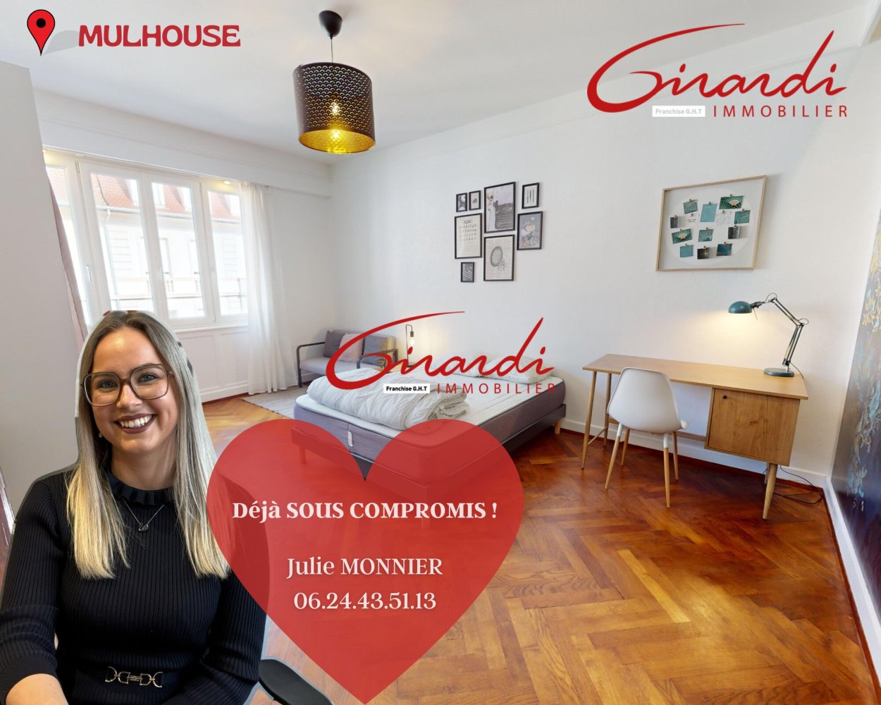 Apartamento de 3 dormitorios en Mulhouse, France No. 248969