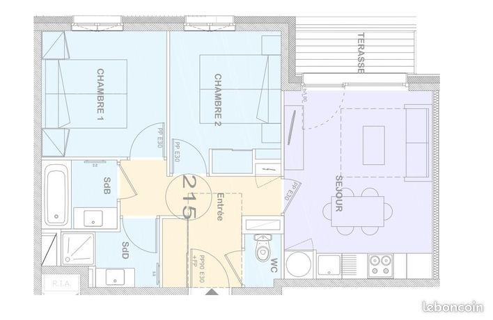 2 Schlafzimmer Wohnung in Beaufort, France, Nr. 301350
