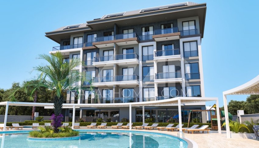 Wohnung 1+1 in Alanya, Turkey, Nr. 14356