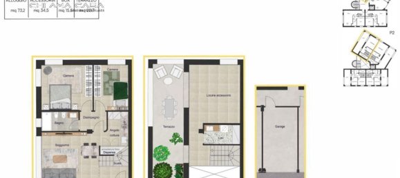 3-salle Appartement à Pesaro, Italy No. 222974 17