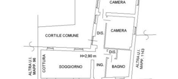 3 rooms Apartment in Busto Arsizio, Italy No. 1679 12