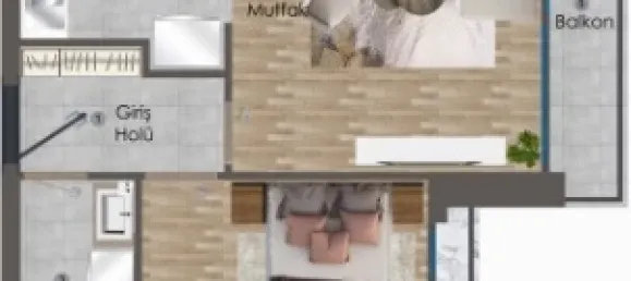 شقة 1+1 في Mugla, Turkey رقم 33202 27