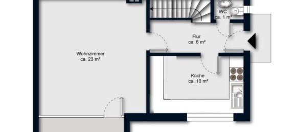 2 Schlafzimmer Doppelhaus in Hamburg-Nord, Germany, Nr. 280748 10