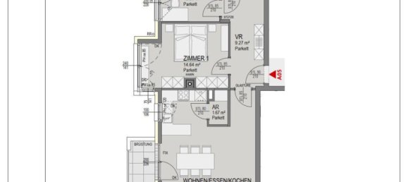 3 rooms Apartment in Graz, Austria No. 19268 2