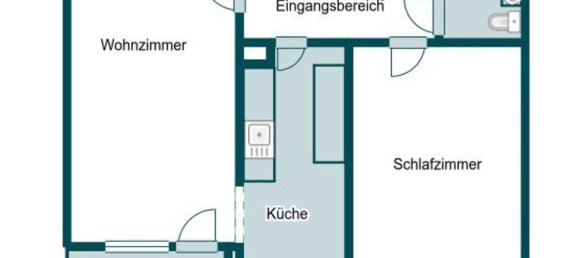Квартира с 1 спальней в Штутгарт, Германия № 262051 14