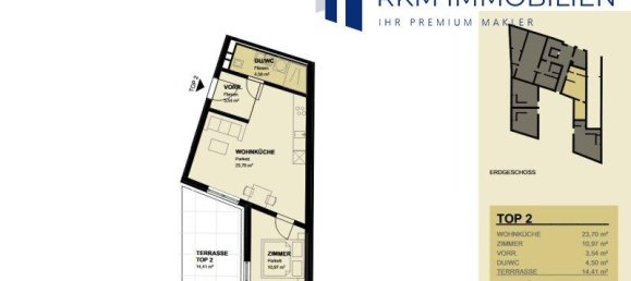 Apartamento de 2 habitaciónes en Liesing, Austria No. 226353 7