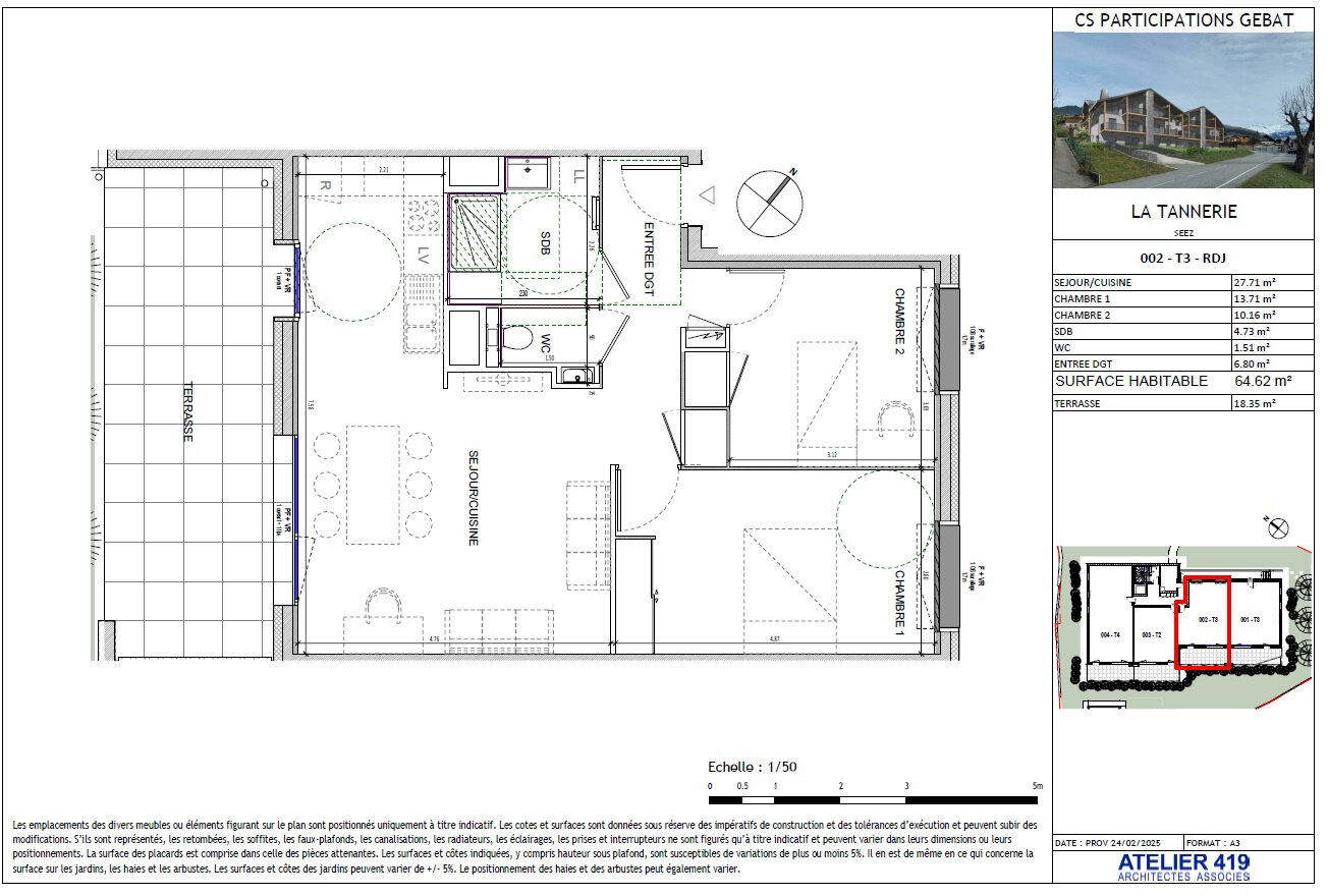 2 bedrooms Apartment in Seez, France No. 358601