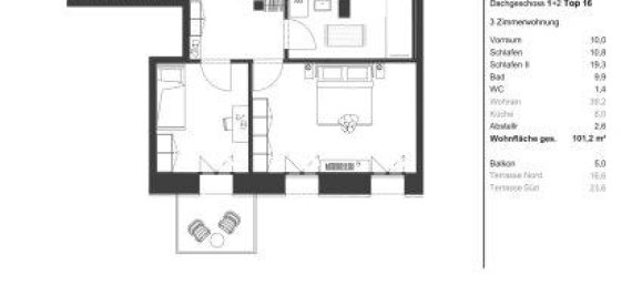 3غرفة شقة في Vienna, Austria رقم 141523 13