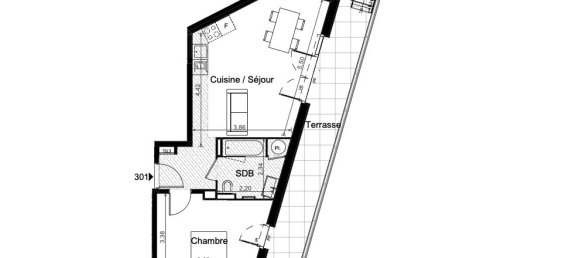 1 غرف نوم شقة في Beausoleil, France رقم 1969 3